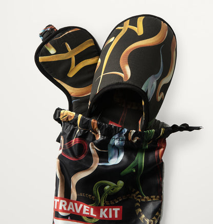 TRAVEL KIT SNAKES BLACK